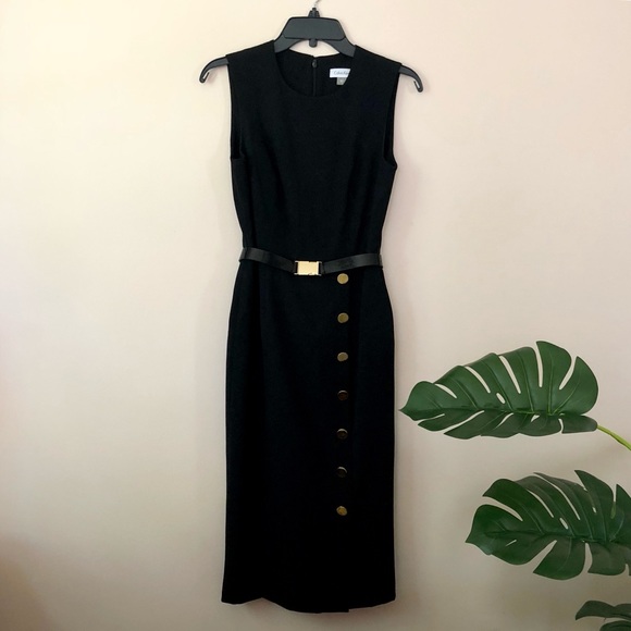 Calvin Klein Dresses & Skirts - Calvin Klein Belted Pencil Dress
